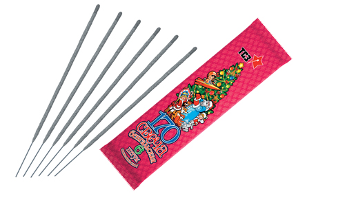  Бенгальские свечи 6 шт 170 мм в пакете  в Шебекине